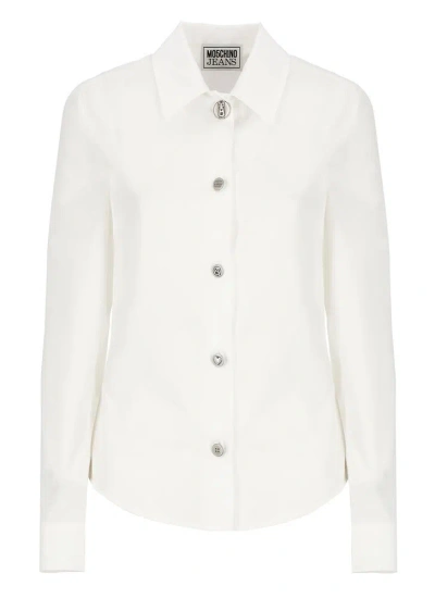 Moschino Cotton Shirt In White