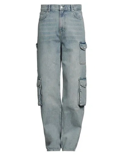 Moschino Jeans Man Jeans Blue Size 30 Cotton