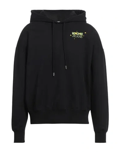 Moschino Jeans Man Sweatshirt Black Size M Cotton