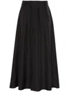 Moschino Jeans Midi Skirt In Black