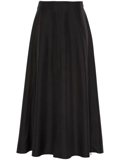 Moschino Jeans Midi Skirt In Black