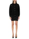 Moschino Jeans Slim Fit Mini Dress For Women In Black