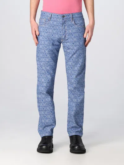 Moschino Trousers  Couture Men In Blue