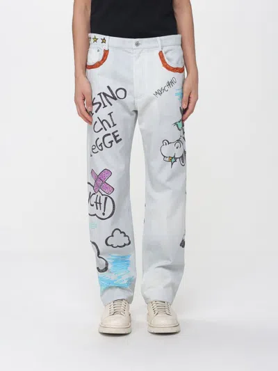 Moschino Jeans Men  Couture In White