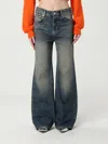 Moschino Jeans  Jeans Woman Color Denim In Blue