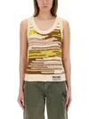 Moschino Jeans Multicolor Knit Top
