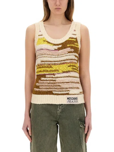 Moschino Jeans Multicolour Knit Top
