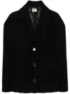 Moschino Jeans Notched-lapels Jacket In Black
