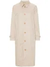 Moschino Padded Coat In Neutrals