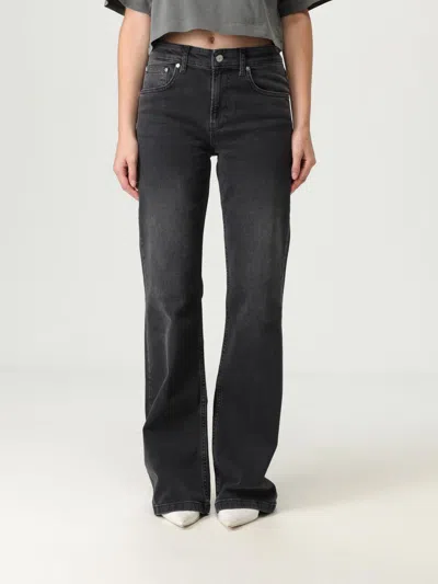 Moschino Jeans Pants  Woman Color Grey In Black