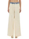 Moschino Jeans Pants "urban" In Beige