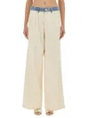 Moschino Jeans Pants "urban" In Beige