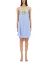 Moschino Jeans Patchwork Cotton Dress