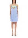 Moschino Jeans Patchwork Cotton Dress
