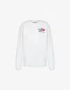 Moschino Logo Sweatshirt In White