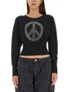 Moschino Jeans Peace Symbol Jersey