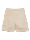 Moschino Peg-patch Shorts In Neutrals