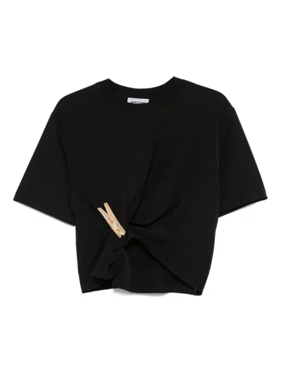 Moschino "urban" T-shirt In Black