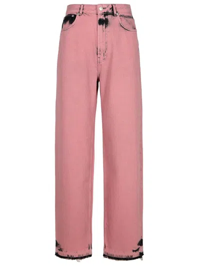 Moschino Jeans Pink Cotton Jeans