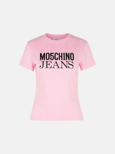 Moschino Pink Cotton T-shirt