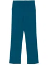 Moschino Pleated Tailored Trousers In Blue