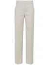 Moschino Pressed-crease Trousers In Grey