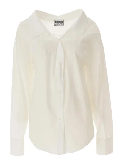 Moschino Jeans Shirt In Blanco