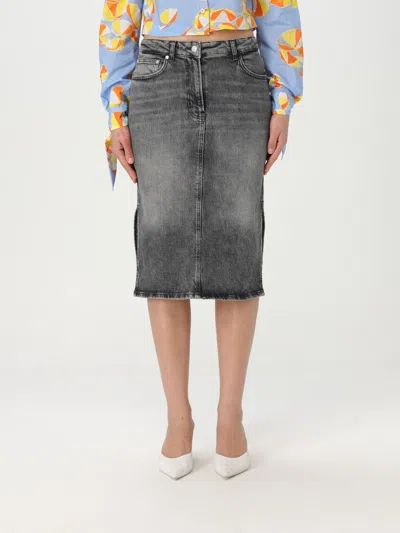 Moschino Jeans Skirt  Woman Color Grey