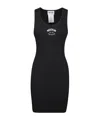Moschino Jeans Sleeveless Crewneck Dress In Black