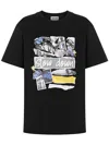 Moschino Slow Down Archive T-shirt In Black