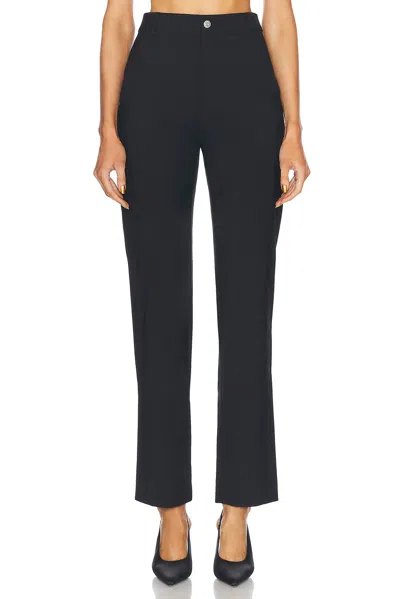 Moschino Straight Leg In Black