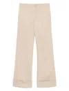 Moschino Straight-leg Chinos In Neutrals