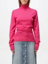 Moschino Jeans Sweater  Woman Color Fuchsia