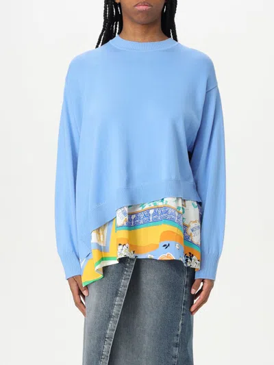 Moschino Sweater  Jeans Woman Color Gnawed Blue