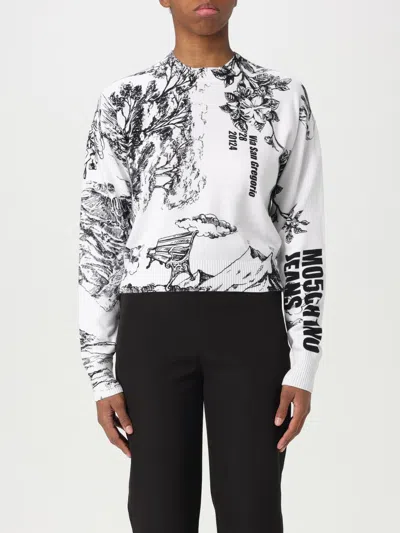 Moschino Sweater  Jeans Woman Color White