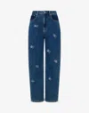 Moschino Jeans High-rise Tapered Jeans In Blue Denim