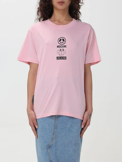 Moschino Jeans T-shirt  Woman Color Pink
