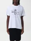 Moschino Peace & Love T-shirt In White