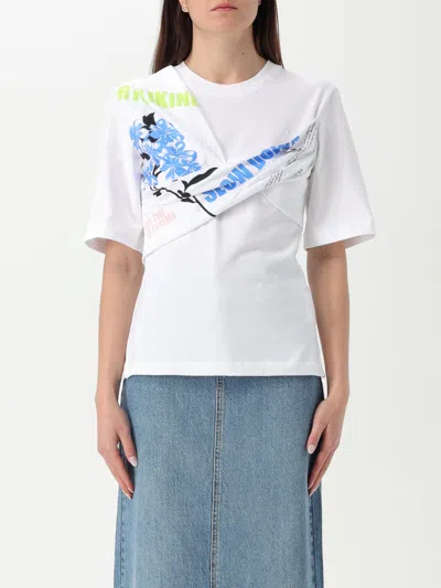 Moschino Jeans T-shirt  Woman Color White