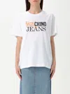 Moschino Jersey T-shirt Urban Logo In White