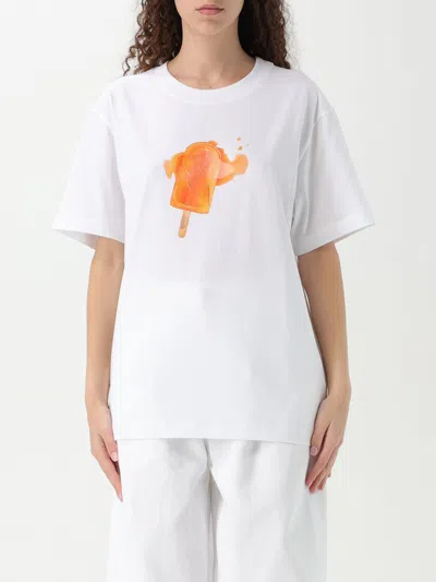 Moschino Jeans T-shirt  Woman Color White