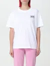 Moschino Jeans T-shirt  Woman Color White In White