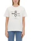 MOSCHINO JEANS MOSCHINO JEANS T-SHIRT WITH PRINT