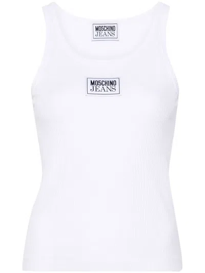 Moschino Jeans Top White In 0001