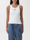Moschino Jeans Top  Woman Color White
