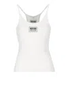 MOSCHINO JEANS MOSCHINO JEANS TOP WHITE