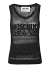 Moschino Jeans Mesh Top With Logo