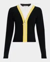 Moschino Trompe-l'oeil Crewneck Sweater In Black