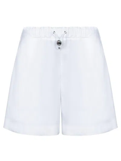 Moschino Cotton Shorts In White
