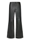 Moschino Stud-detail Mid-rise Trousers In Black